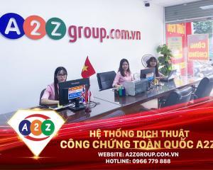 Dịch Thuật Công Chứng Tiếng Nga Tại A2Z Huyện Phú Bình – Chính Xác, Uy Tín, Nhanh Chóng